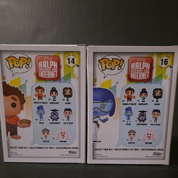 Funko Pop Wreck-It Ralph and Yesss Figures - Picture 5 of 8